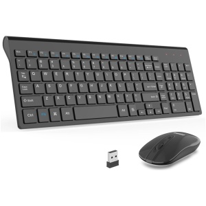 מקלדת ועכבר אלחוטי סט - HP / DELL / LENOVO  עברית+אנגלית