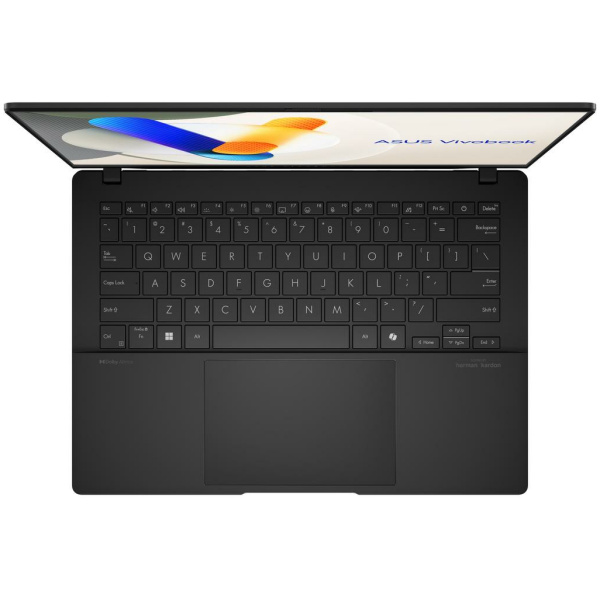 ⁦Asus VivoBook S Copilot+ PC Q423SA-U5512 Core™ Ultra 5 226V 512GB SSD 16GB 14" (1920x1200) AMOLED WIN11 NEUTRAL BLACK Backlit -NEW SEALED⁩ – תמונה ⁦6⁩