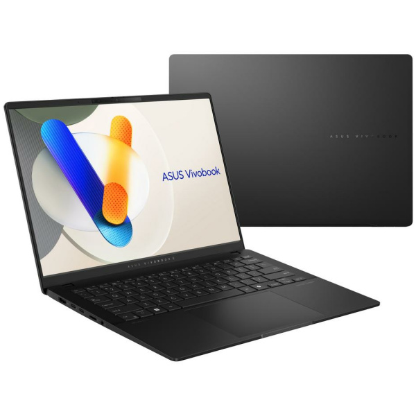 ⁦Asus VivoBook S Copilot+ PC Q423SA-U5512 Core™ Ultra 5 226V 512GB SSD 16GB 14" (1920x1200) AMOLED WIN11 NEUTRAL BLACK Backlit -NEW SEALED⁩ – תמונה ⁦5⁩