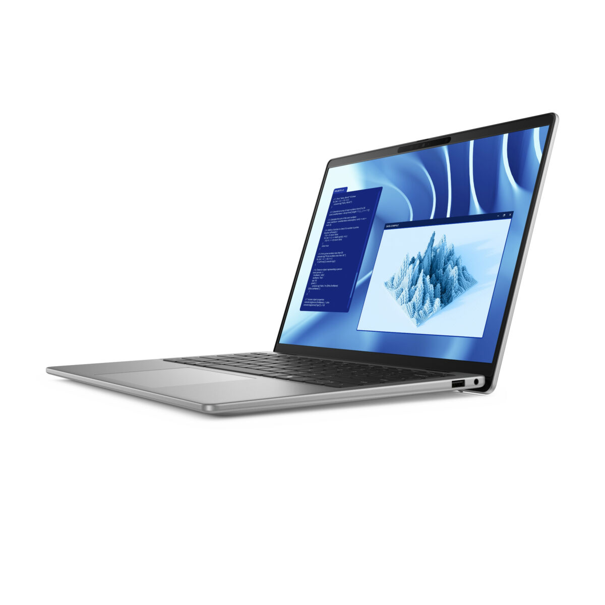 Dell Latitude 7455 Snapdragon X Elite Copilot+ PC Elite X1E-80-100 512GB SSD 32GB 14″ (2560×1600) TOUCHSCREEN WIN11 Pro GRAY Backlit FP - NEW 3-year on-site warranty – תמונה 3