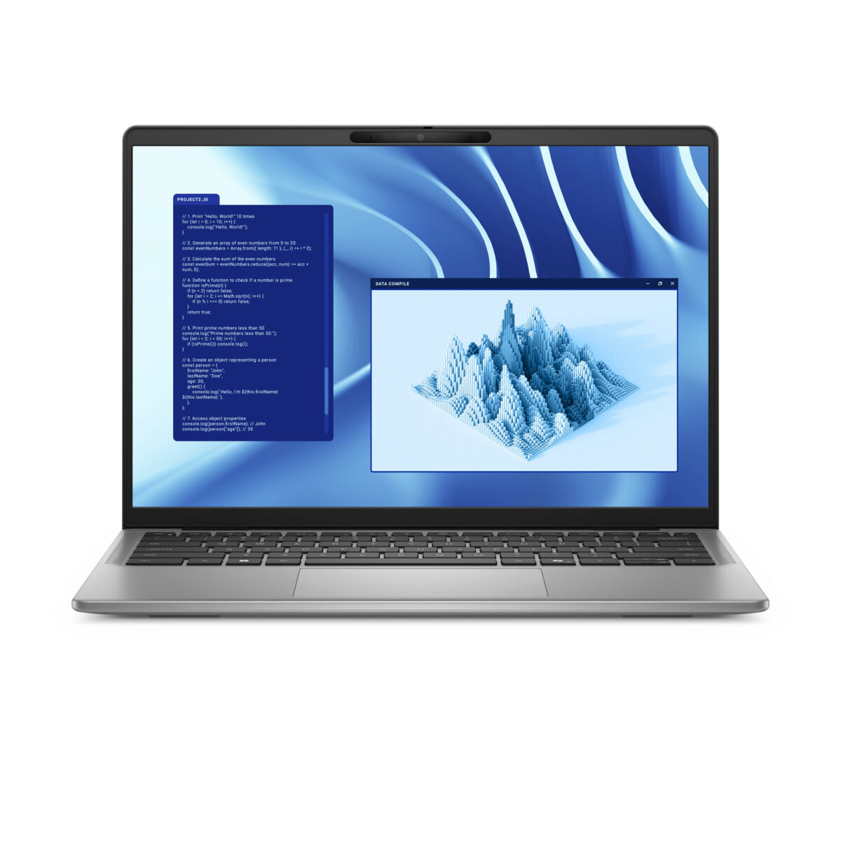 Dell Latitude 7455 Snapdragon X Elite Copilot+ PC Elite X1E-80-100 512GB SSD 32GB 14″ (2560×1600) TOUCHSCREEN WIN11 Pro GRAY Backlit FP - NEW 3-year on-site warranty – תמונה 2