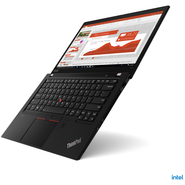 ⁦Lenovo ThinkPad T14 G2 Core™ i7-1165G7 16GB 512GB SSD 14″ FHD TOUCHSCREEN Win 11Pro Black – תיק מתנה-מוחדש- שנה אחריות⁩ – תמונה ⁦3⁩