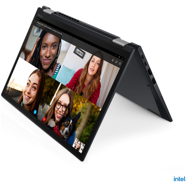 ⁦Lenovo ThinkPad X13 YOGA Core™ i5-1145G7 16GB 256GB SSD 13.3″ Touch (1920×1080) 2-in-1 Win 11 Pro -עט-Black – תיק מתנה-מוחדש- שנה אחריות⁩ – תמונה ⁦2⁩
