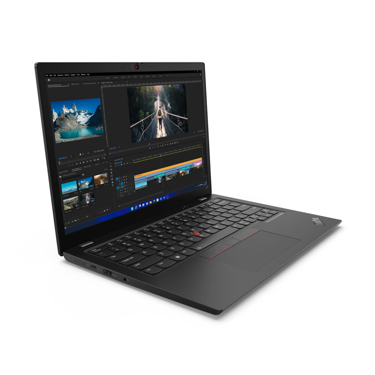 Lenovo ThinkPad L13 G3 Core™ i5-1245U 16GB 512GB SSD 13.3″ FHD+(1920x1200) Win 11Pro Grey– תיק מתנה-מוחדש- שנה אחריות – תמונה 5