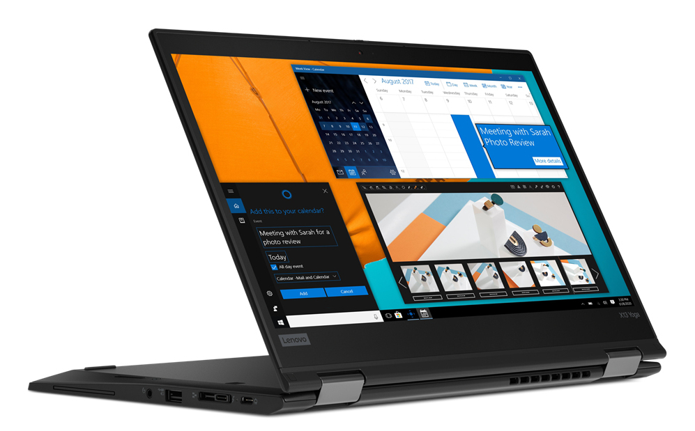 Lenovo ThinkPad X13 YOGA G1 Core™ i7-10510U 16GB 512GB SSD 13.3″ Touch (1920×1080) 2-in-1 Win 11 Pro -עט-Black – תיק מתנה-מוחדש- שנה אחריות – תמונה 2