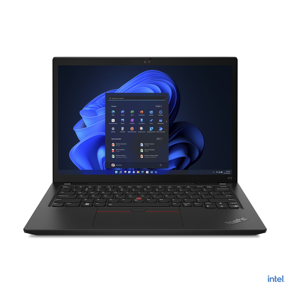 Lenovo ThinkPad X13 G3 Core™ i5-1245U 16GB 256GB SSD 13.3″FHD (1920×1080) Win 11 Pro Black – תיק מתנה-מוחדש- שנה אחריות