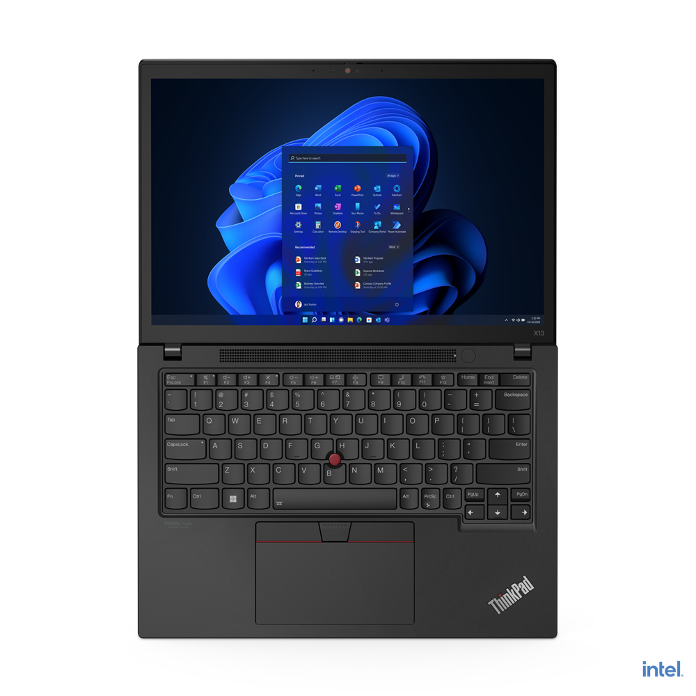 Lenovo ThinkPad X13 G3 Core™ i5-1245U 16GB 256GB SSD 13.3″FHD (1920×1080) Win 11 Pro Black – תיק מתנה-מוחדש- שנה אחריות – תמונה 6
