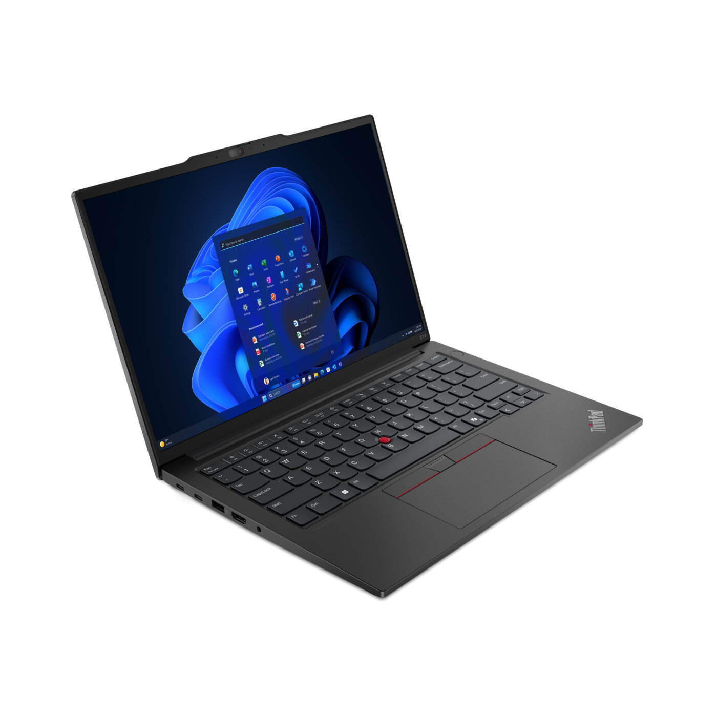 Lenovo ThinkPad E14 Gen 6 Ryzen™ 5 7535U 256GB SSD 16GB 14" WUXGA (1920x1200) IPS WIN11 Pro BLACK Backlit Keyboard FP Reader – תמונה 3