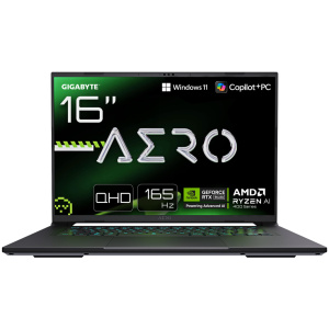 Gigabyte AERO X16 GAMING AMD Ryzen™ AI 9 HX 370 1TB SSD 32GB 16" (2560x1600) 165Hz WIN11 NVIDIA® RTX 5070 8192MB LUNAR WHITE RGB Backlit Keyboard