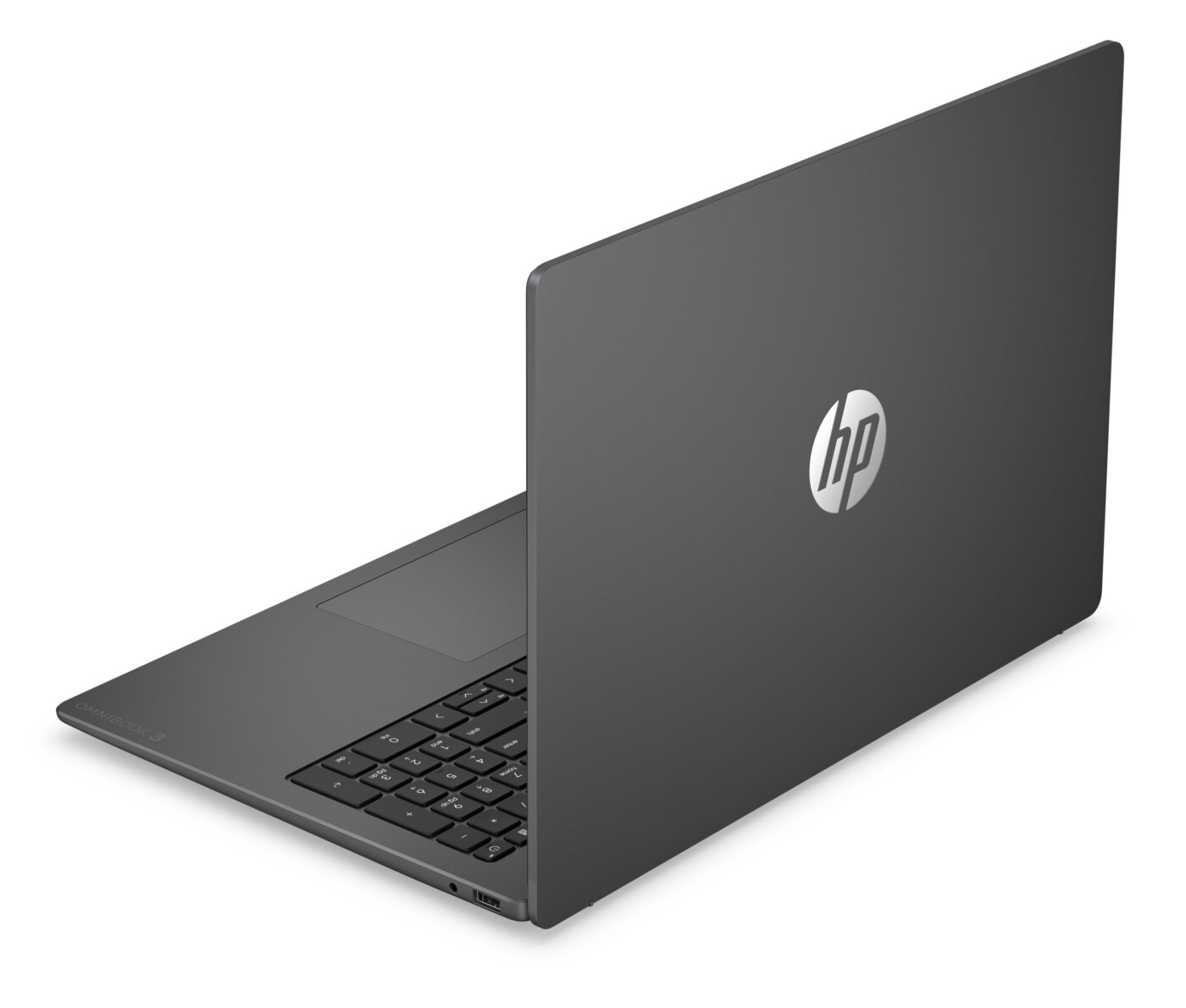HP OmniBook 3 16-BZ0010 Snapdragon® X X1-26-100 AI 512GB SSD 16GB 16" (1920x1200) WIN11 MICA SILVER – תמונה 3