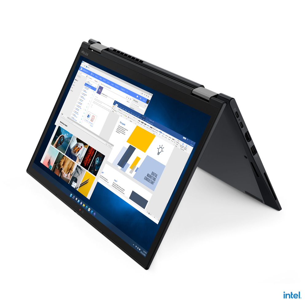 Lenovo ThinkPad X13 YOGA G3 Core™ i5-1245U 16GB 512GB SSD 13.3″ Touch (1920×1080) 2-in-1 Win 11 Pro -עט-Black – תיק מתנה-מוחדש- שנה אחריות – תמונה 2