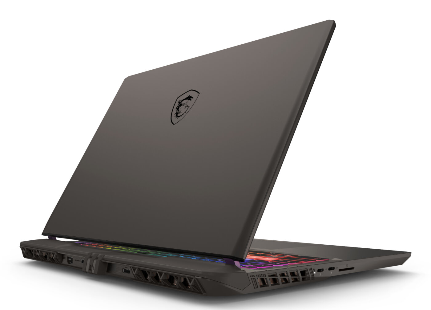 MSI VECTOR 16 HX AI A2XWHG-275 GAMING Core™ Ultra 7 255HX 1TB SSD 16GB 16" (1920x1200) 144Hz WIN11 NVIDIA® RTX 5070Ti 12288MB COSMO GRAY RGB Backlit Keyboard – תמונה 5