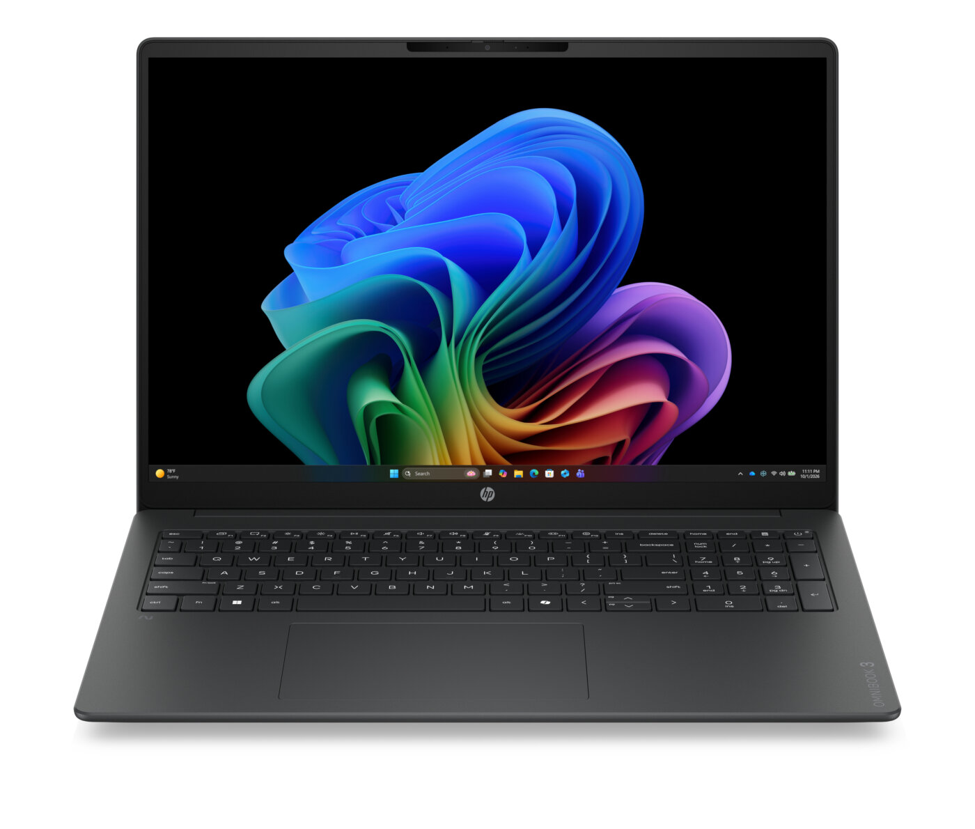 HP OmniBook 3 16-BZ0010 Snapdragon® X X1-26-100 AI 512GB SSD 16GB 16" (1920x1200) WIN11 MICA SILVER