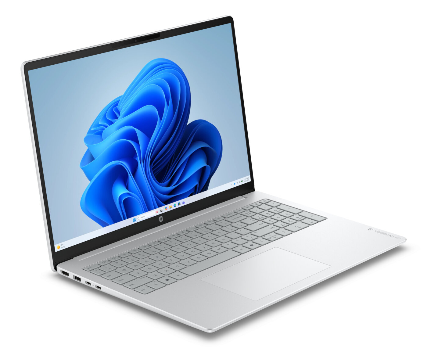 HP OmniBook 3 16-BU0179 Core™ Ultra 7 255U 512GB SSD 16GB 16" (1920x1200) WIN11 MICA SILVER – תמונה 2