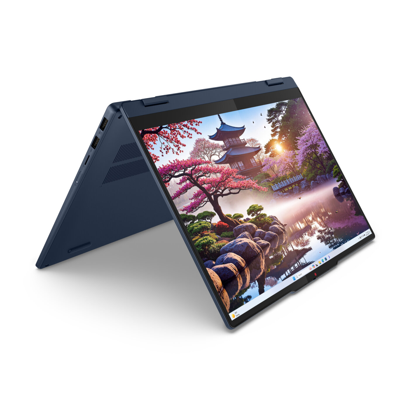 Lenovo 5 2-IN-1 14AKP10 AMD Ryzen™ AI 7 350 1TB SSD 16GB 14" (1920x1200) TOUCHSCREEN WIN11 COSMIC BLUE Backlit Keyboard – תמונה 2