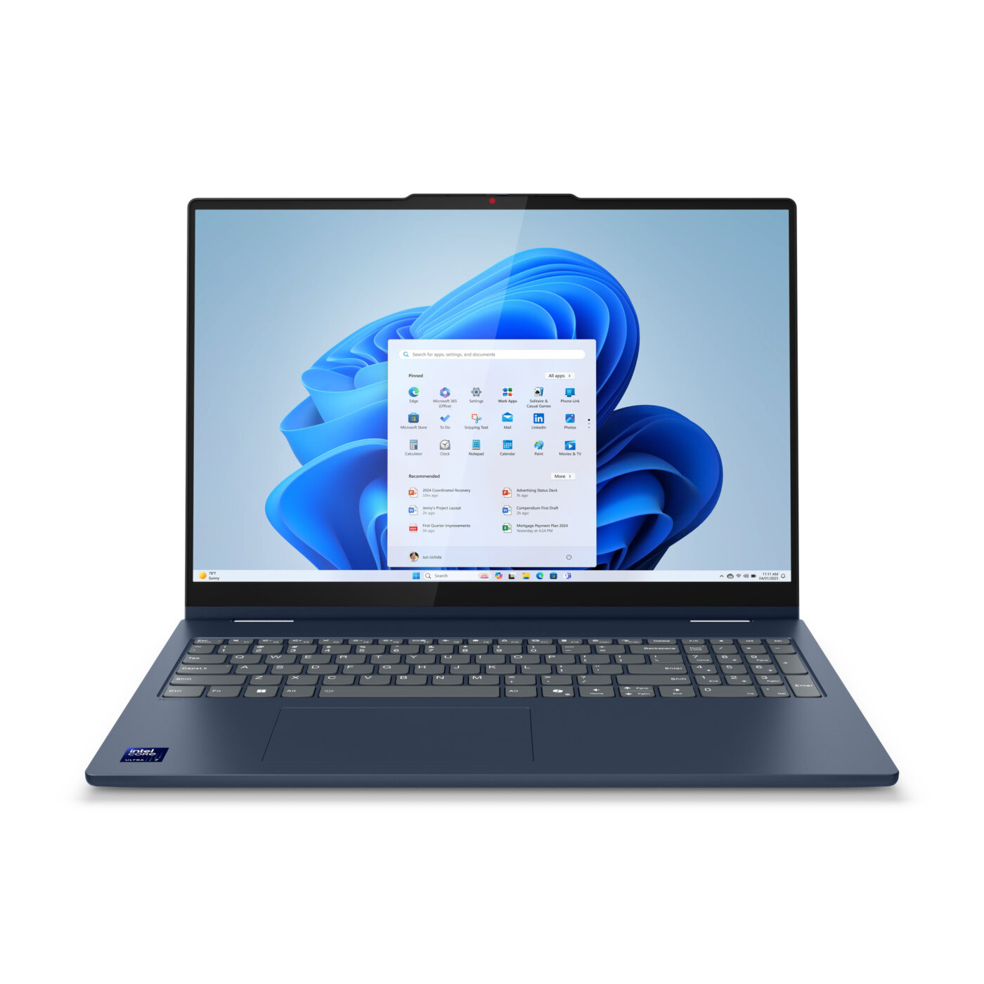 Lenovo 5 2-IN-1 16IAL10 Core™ Ultra 7 255U 512GB SSD 16GB 16" (1920x1200) TOUCHSCREEN WIN11 COSMIC BLUE Backlit Keyboard