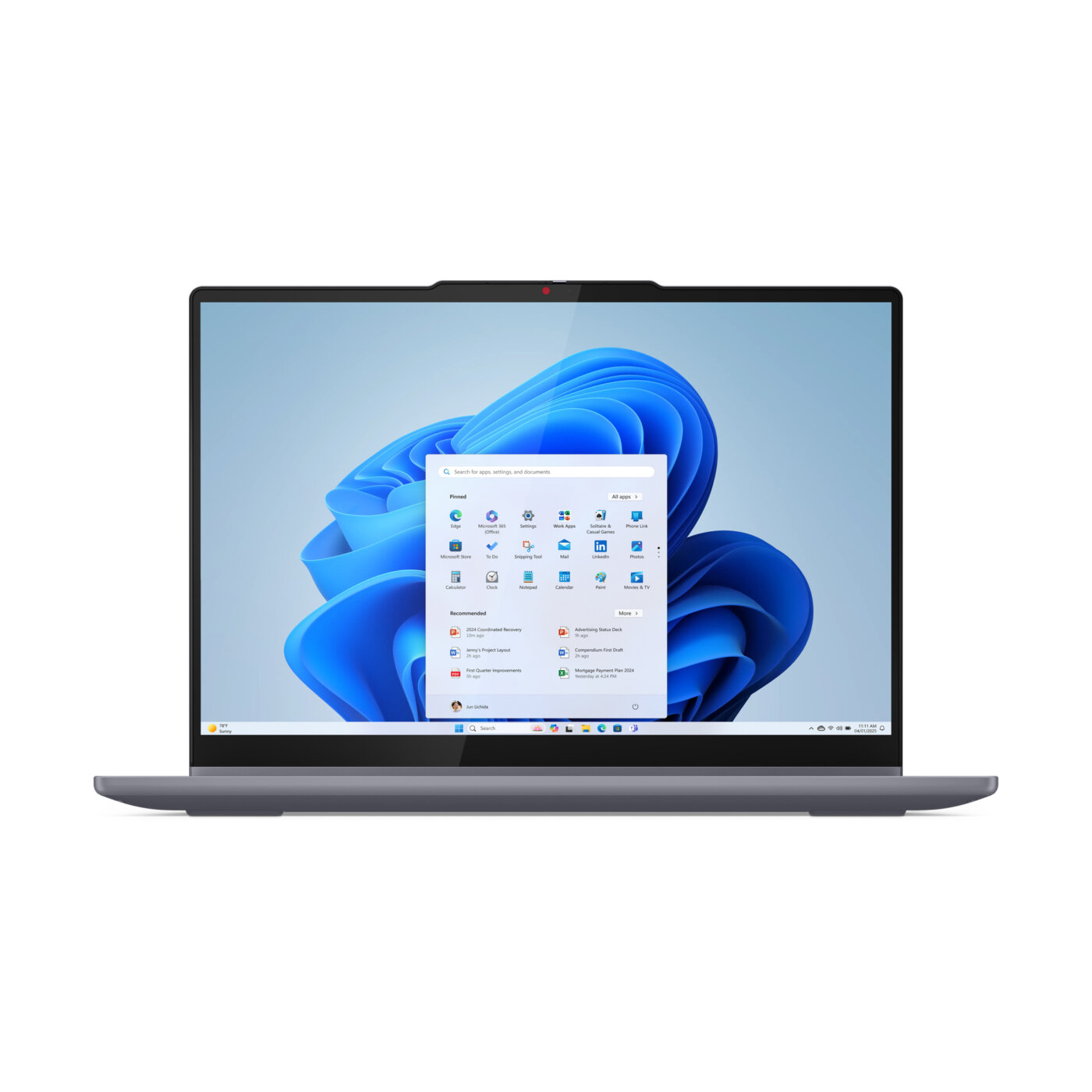 Lenovo 5 14IAL10 2-IN-1 Core™ Ultra 5 225U 512GB SSD 8GB 14" (1920x1200) TOUCHSCREEN WIN11 LUNA GRAY Backlit Keyboard – תמונה 2