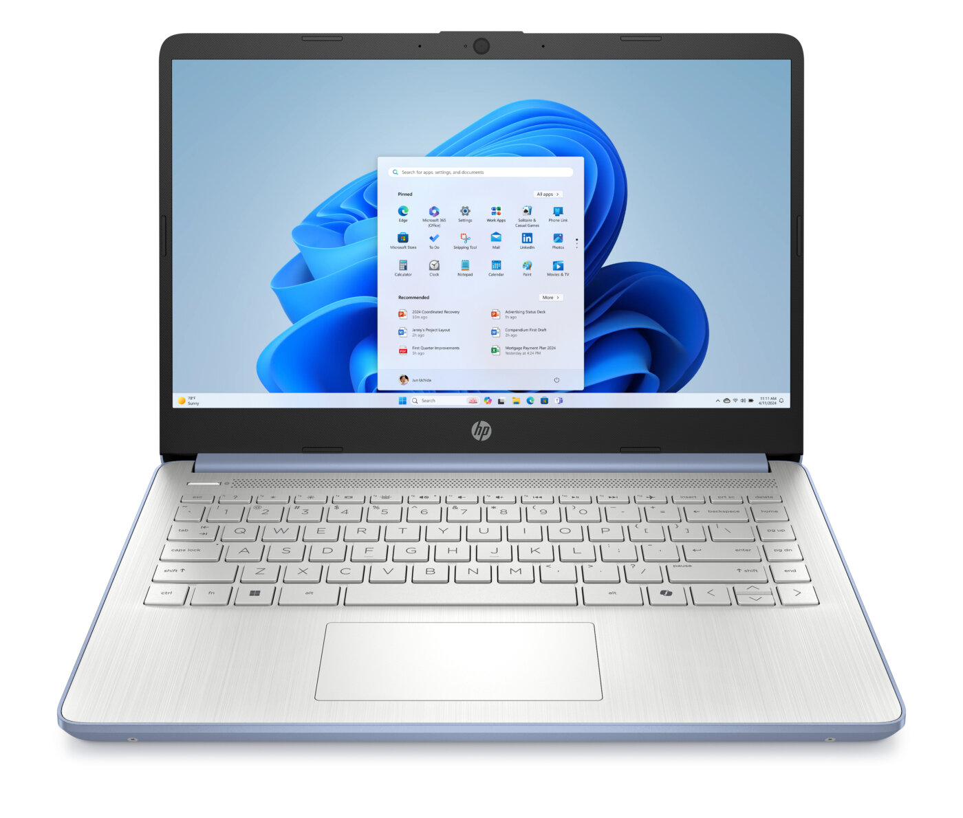 HP 14-DQ6102 Intel® N150 128GB UFS 4GB 14" (1366x768) WIN11 SKY BLUE DAMAGED BOX