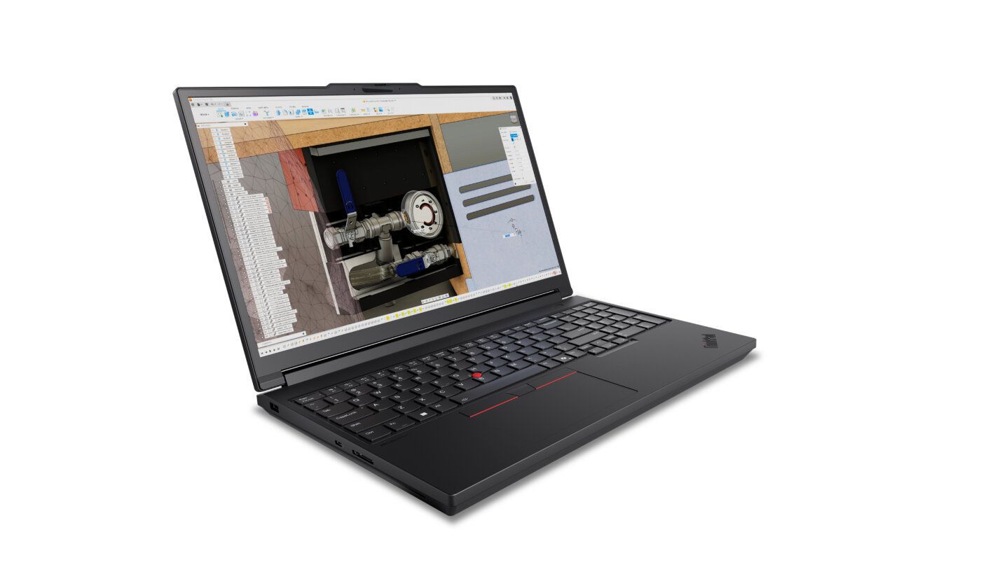Lenovo ThinkPad P16 Gen 3 MOBILE WORKSTATION Core™ Ultra 7 255HX 1TB SSD 32GB 16" (3840x2400) WIN11 Pro NVIDIA® RTX PRO™ 1000 Blackwell 8192MB BLACK Backlit Keyboard FP Reader – תמונה 3