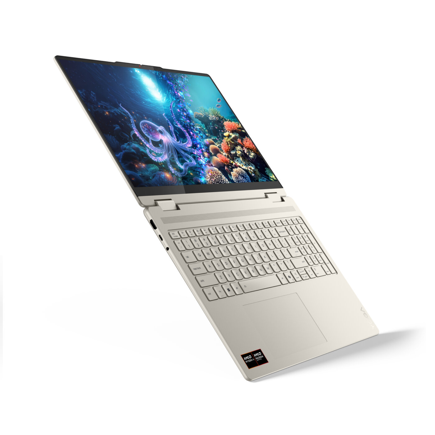 Lenovo YOGA 7 16AKP10 2-IN-1 AMD Ryzen™ AI 5 340 1TB SSD 16GB 16" (1920x1200) TOUCHSCREEN WIN11 SEASHELL Backlit Keyboard FP Reader – תמונה 6