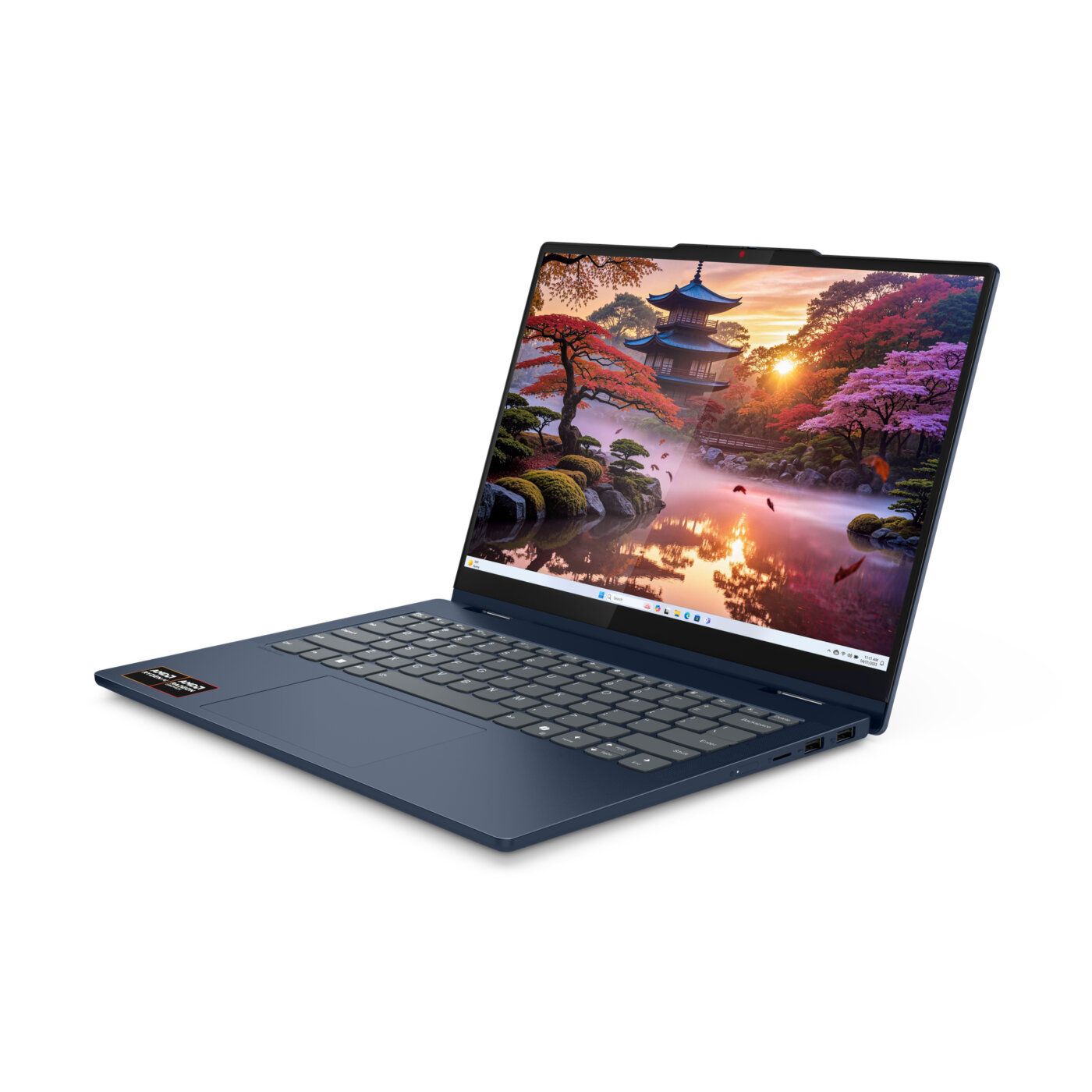 Lenovo 5 2-IN-1 14AKP10 AMD Ryzen™ AI 7 350 1TB SSD 16GB 14" (1920x1200) TOUCHSCREEN WIN11 COSMIC BLUE Backlit Keyboard – תמונה 5