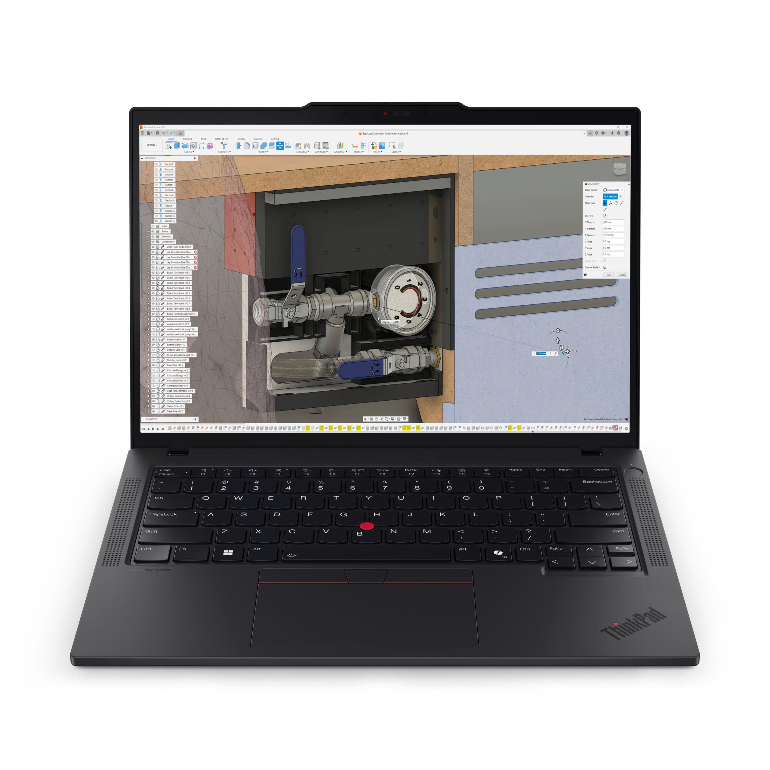 Lenovo ThinkPad P14s Gen 6 MOBILE WORKSTATION AMD Ryzen™ AI 7 PRO 350 1TB SSD 64GB 14" (1920x1200) WIN11 Pro BLACK Backlit Keyboard FP Reader