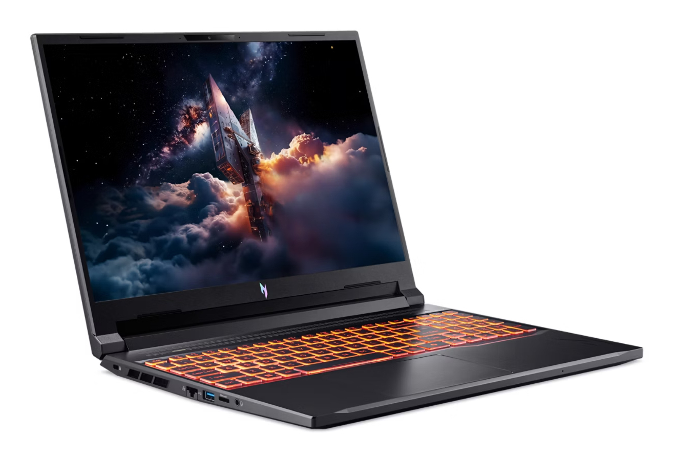 Acer NITRO V 16 ANV16-61-R0YW GAMING AMD Ryzen™ AI 7 350 1TB SSD 16GB 16" (1920x1200) 180Hz WIN11 NVIDIA® RTX 5060 8192MB SHALE BLACK Backlit Keyboard – תמונה 2