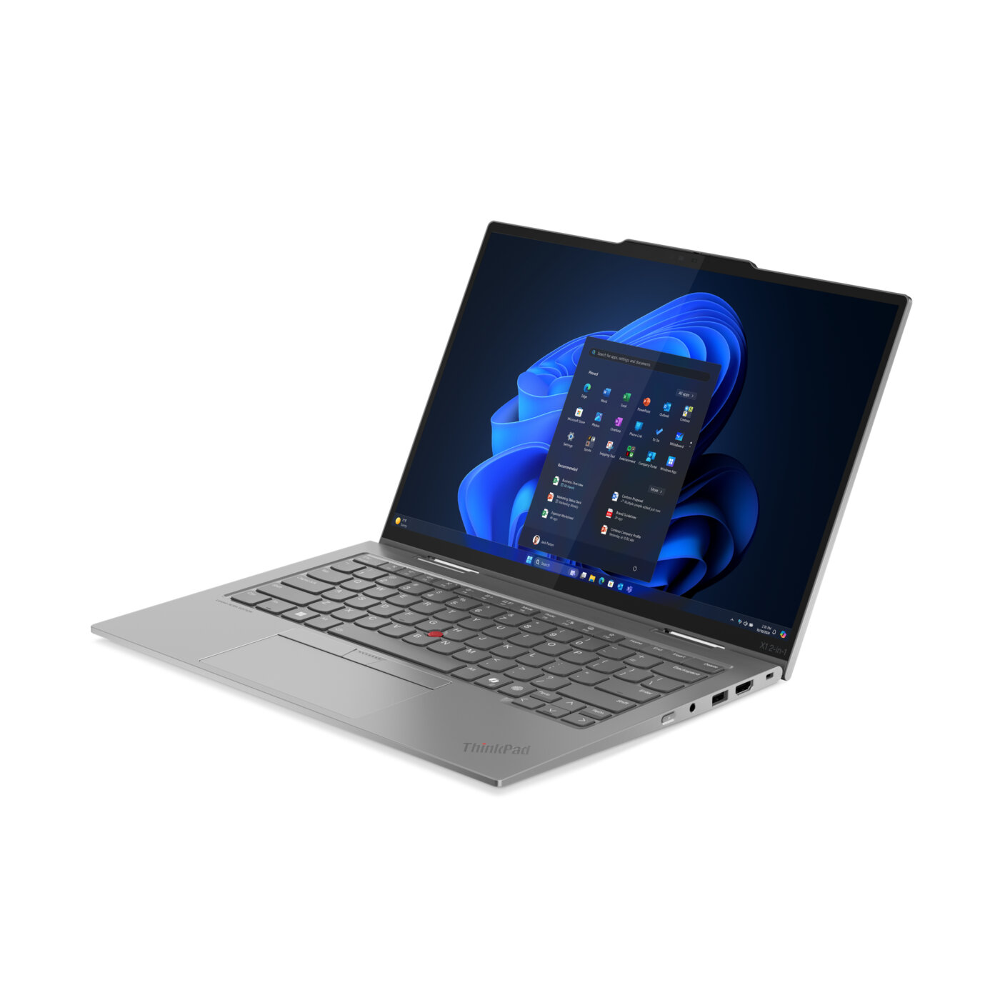 Lenovo ThinkPad X1 Gen 10 2-IN-1 Core™ Ultra 7 265U 1TB SSD 32GB 14" (1920x1200) TOUCHSCREEN WIN11 Pro GRAY Backlit Keyboard FP Reader – תמונה 5