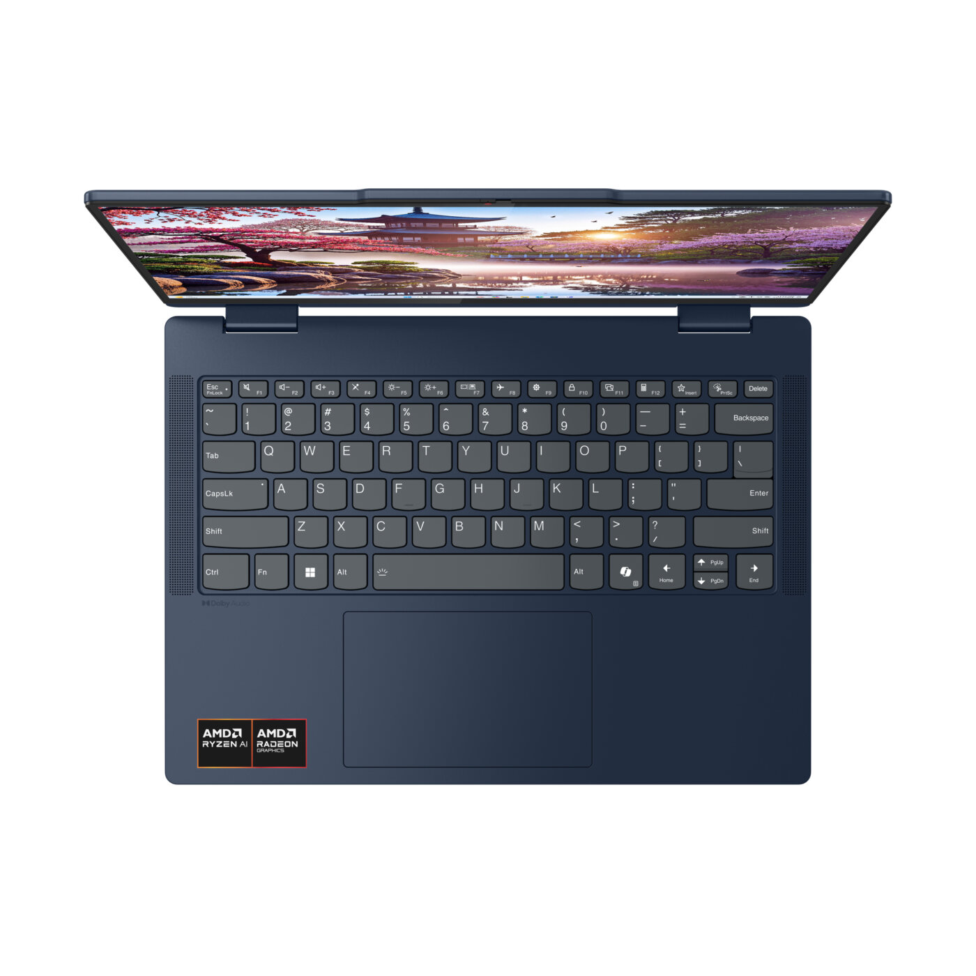 Lenovo 5 2-IN-1 14AKP10 AMD Ryzen™ AI 7 350 1TB SSD 16GB 14" (1920x1200) TOUCHSCREEN WIN11 COSMIC BLUE Backlit Keyboard – תמונה 3