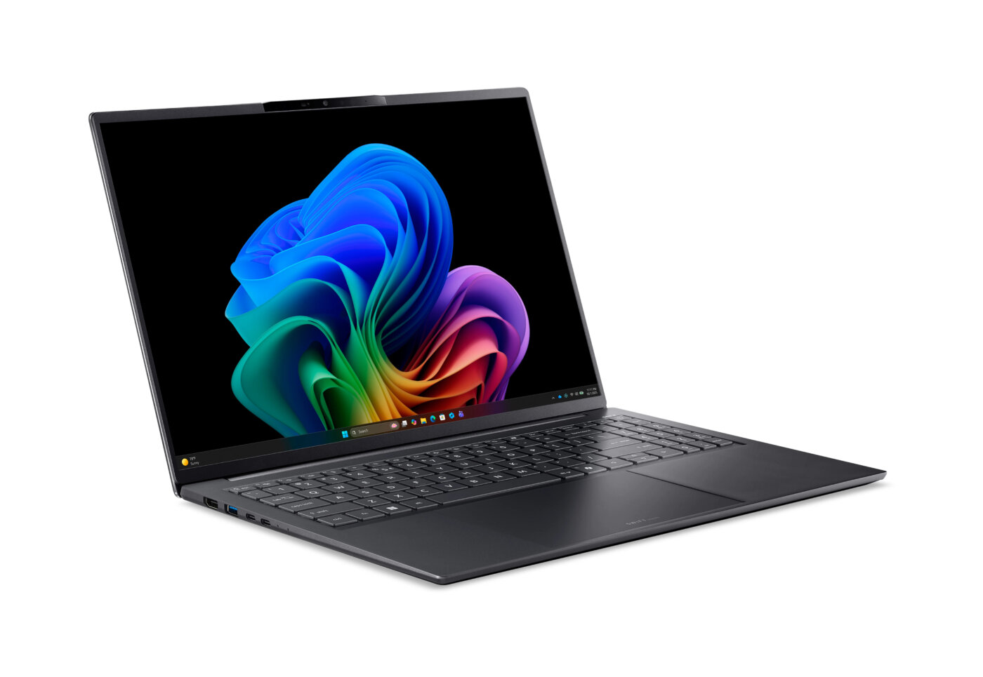 Acer SWIFT GO 16 SFG16-I71T-79Q6 Core™ Ultra 7 355 1TB SSD 32GB 16" (1920x1200) OLED TOUCHSCREEN WIN11 VAPOR SILVER Backlit Keyboard – תמונה 2