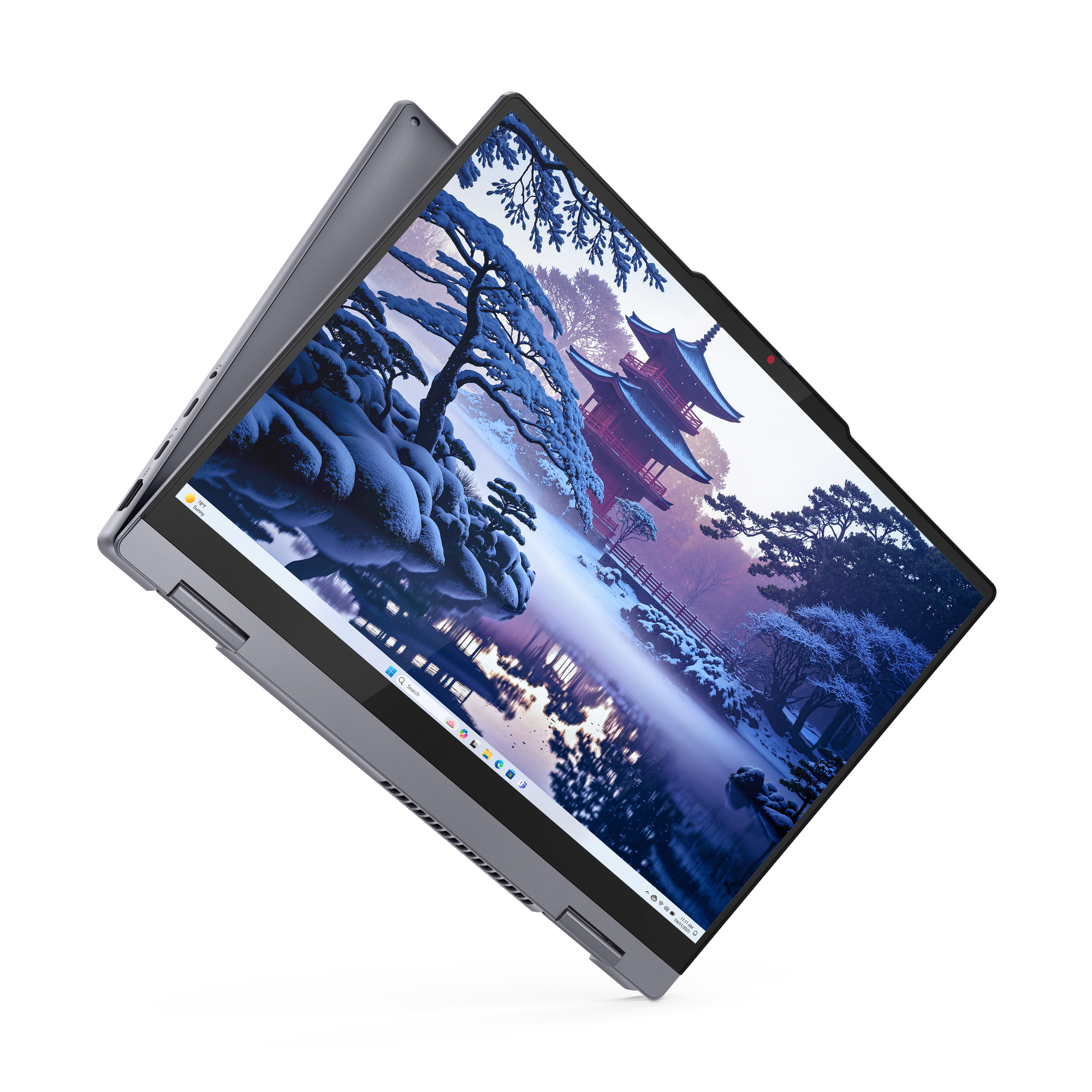Lenovo 5 2-IN-1 14IAL10 Core™ Ultra 5 225U 512GB SSD 8GB 14" (1920x1200) TOUCHSCREEN WIN11 LUNA GRAY Backlit Keyboard – תמונה 6