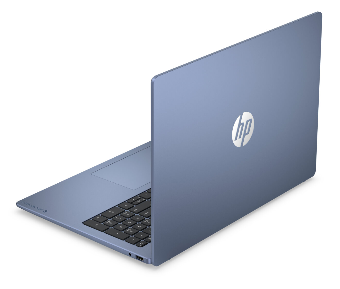HP OmniBook 3 16-BZ0019 Snapdragon® X X1-26-100 AI 512GB SSD 16GB 16" (1920x1200) WIN11 MICA SILVER – תמונה 3