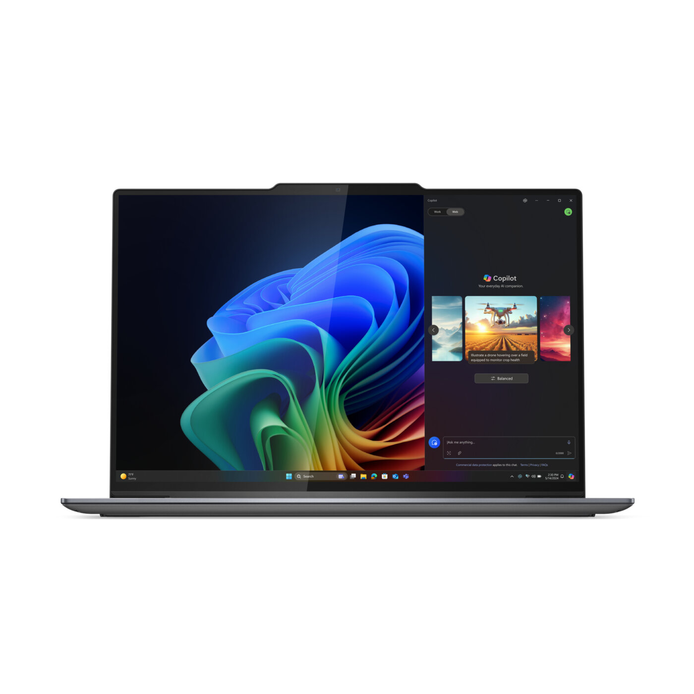 Lenovo ThinkPad X9 14 Gen 1 Core™ Ultra 7 258V 1TB SSD 32GB 14" (2880x1800) OLED TOUCHSCREEN WIN11 Pro THUNDER GRAY Backlit Keyboard FP Reader – תמונה 7