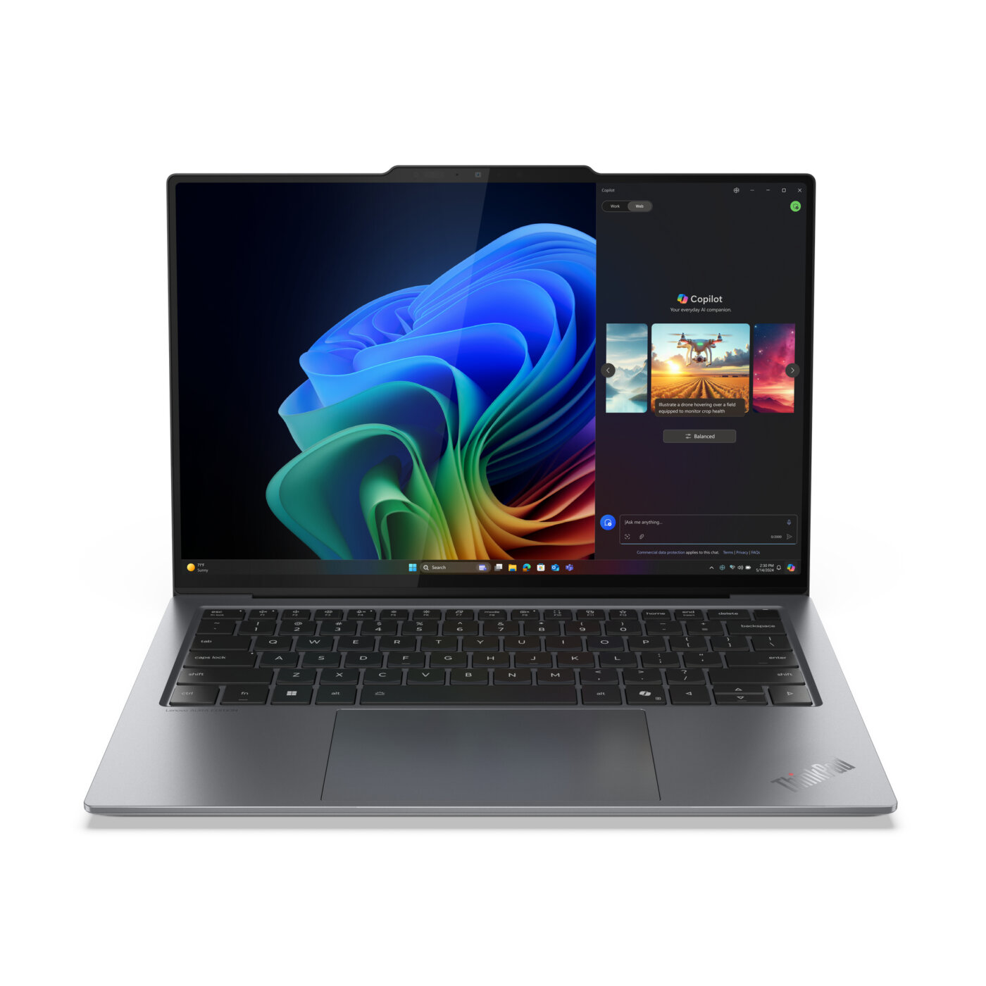 Lenovo ThinkPad X9 14 Gen 1 Core™ Ultra 7 258V 1TB SSD 32GB 14" (2880x1800) OLED TOUCHSCREEN WIN11 Pro THUNDER GRAY Backlit Keyboard FP Reader