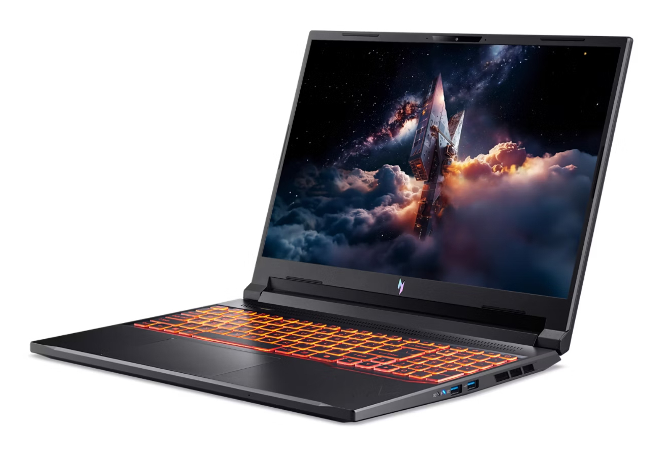 Acer NITRO V 16 ANV16-61-R0YW GAMING AMD Ryzen™ AI 7 350 1TB SSD 16GB 16" (1920x1200) 180Hz WIN11 NVIDIA® RTX 5060 8192MB SHALE BLACK Backlit Keyboard – תמונה 3