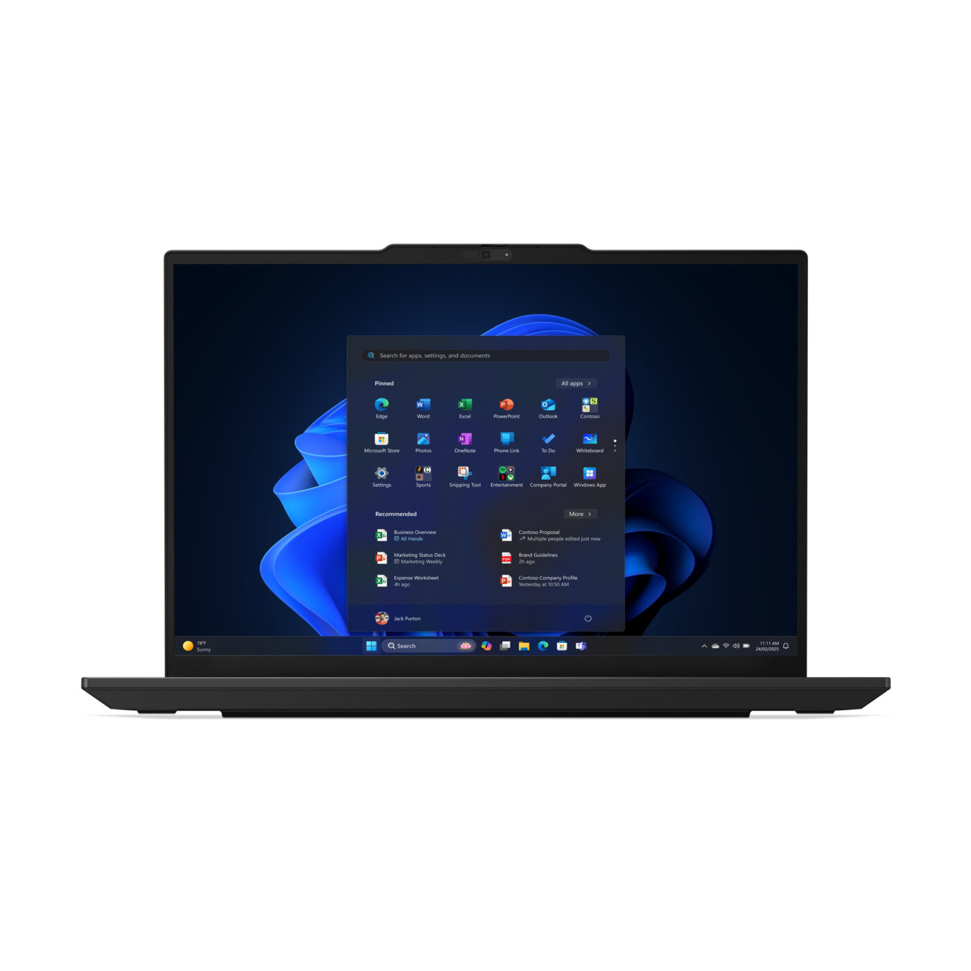 Lenovo ThinkPad E14 Gen 7 AMD Ryzen™ 7 250 1TB SSD 16GB 14" (1920x1200) TOUCHSCREEN WIN11 Pro ECLIPSE BLACK Backlit Keyboard FP Reader – תמונה 5