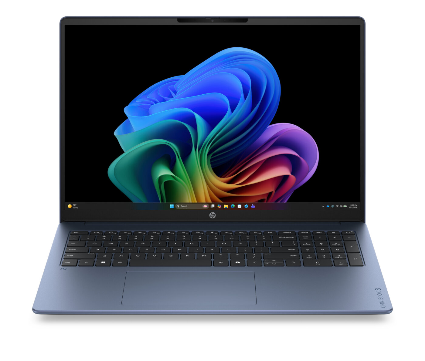HP OmniBook 3 16-BZ0019 Snapdragon® X X1-26-100 AI 512GB SSD 16GB 16" (1920x1200) WIN11 MICA SILVER
