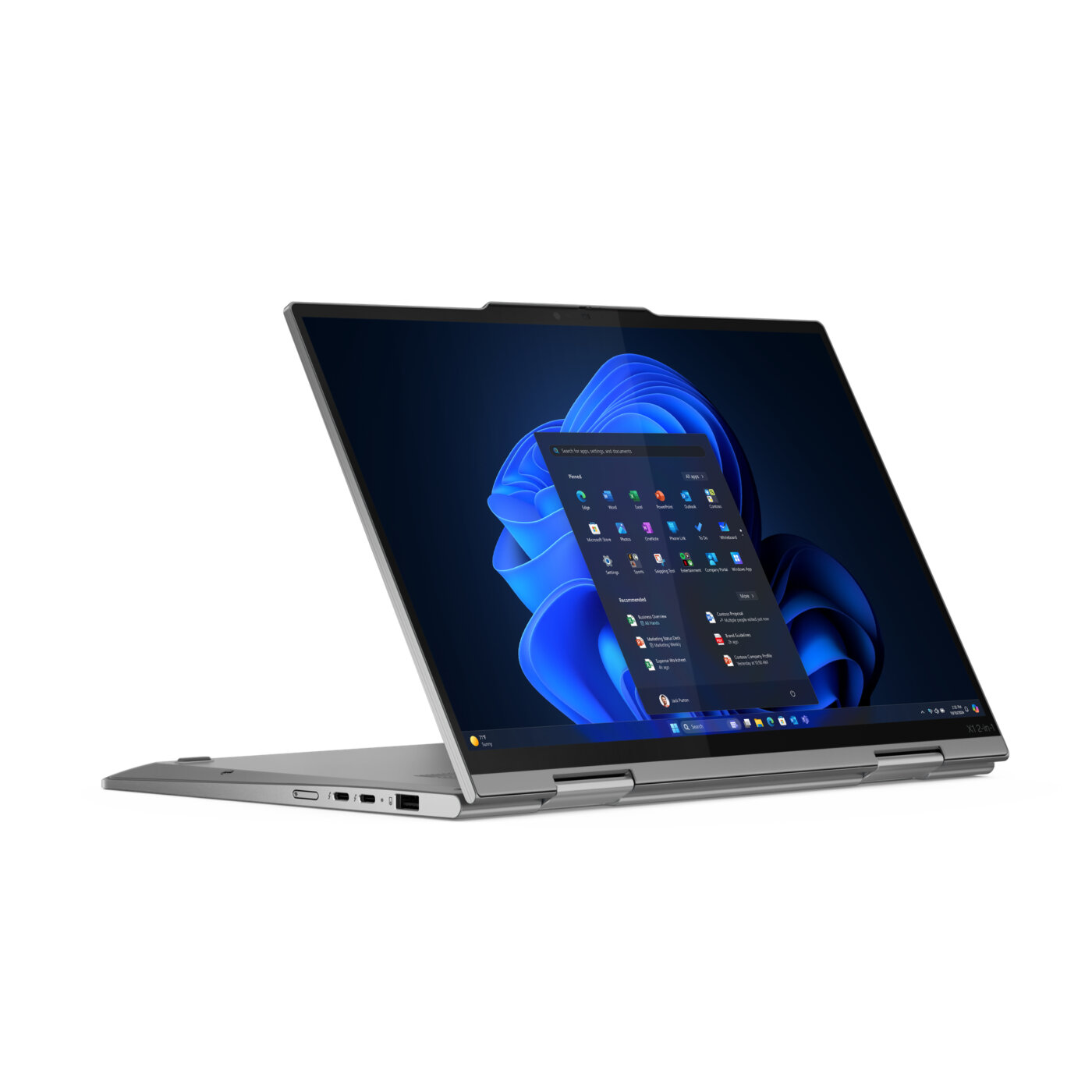 Lenovo ThinkPad X1 Gen 10 2-IN-1 Core™ Ultra 7 265U 1TB SSD 32GB 14" (1920x1200) TOUCHSCREEN WIN11 Pro GRAY Backlit Keyboard FP Reader – תמונה 2