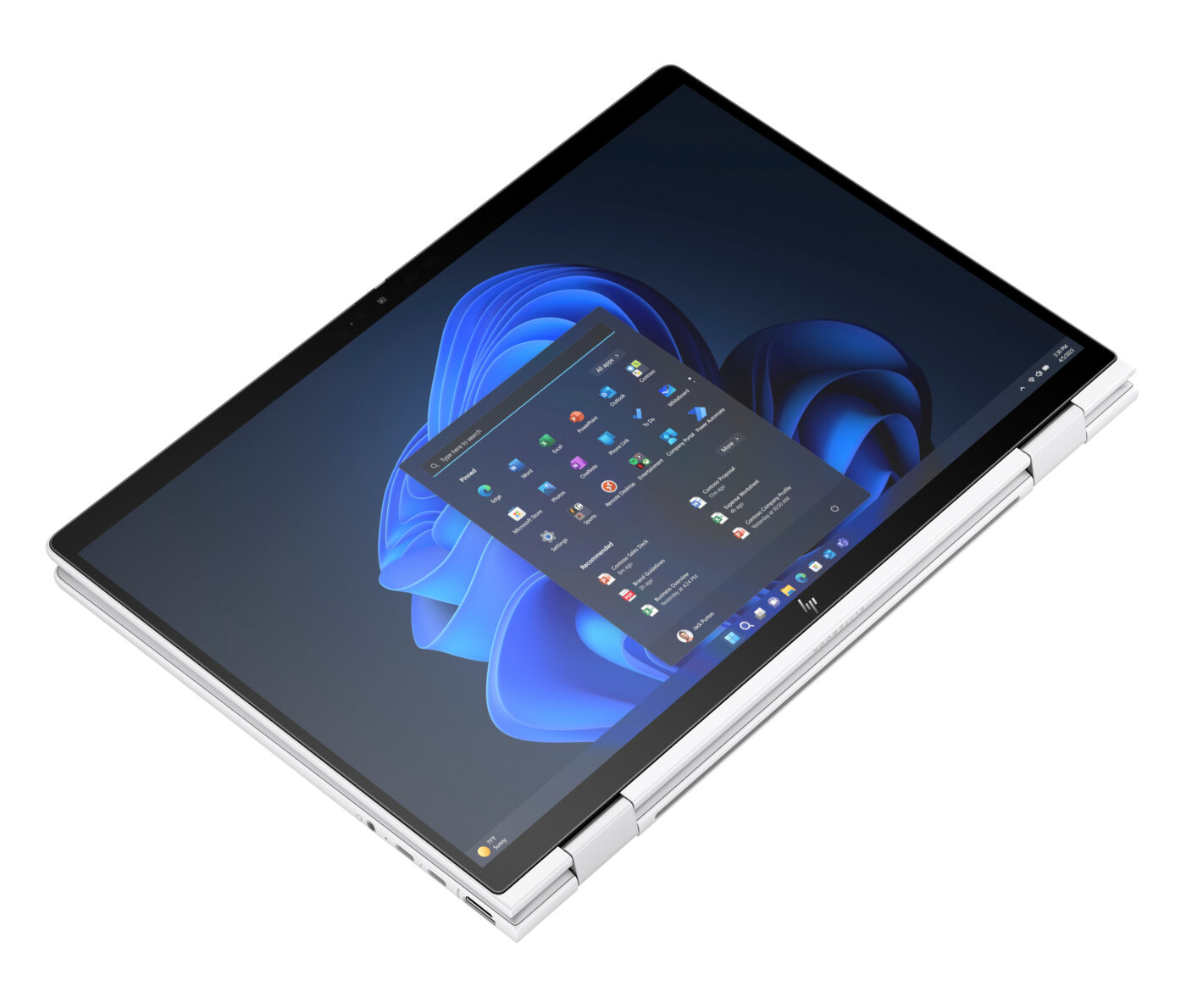 HP Elite x360 1040 G11 Core™ Ultra 7 155H 1TB SSD 32GB 14" (1920x1200) TOUCHSCREEN WIN11 Pro SILVER Backlit Keyboard FP Reader HP Pen – תמונה 5