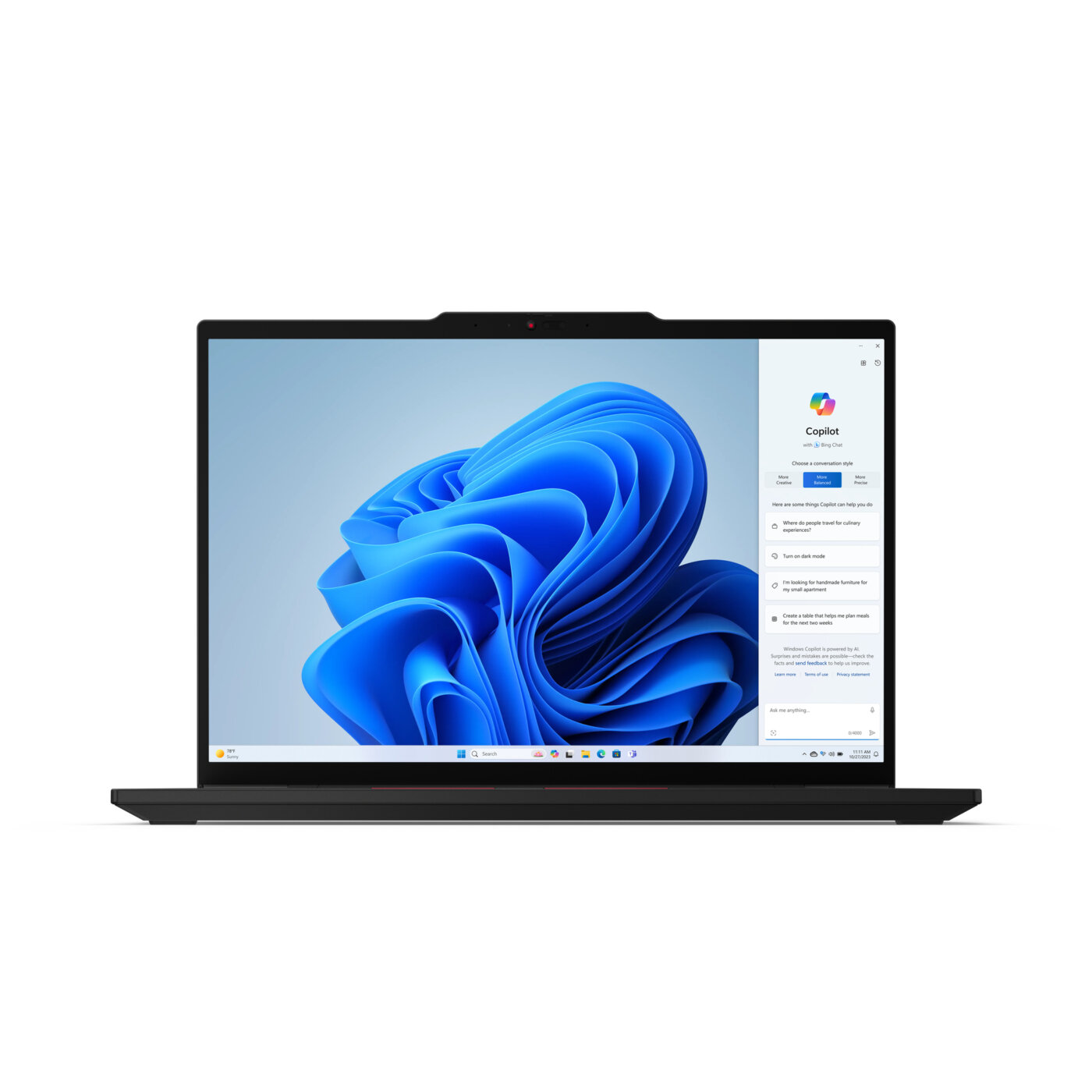 Lenovo ThinkPad T14s Gen 5 Core™ Ultra 7 165U 1TB SSD 32GB 14" (1920x1200) WIN11 Pro BLACK Backlit Keyboard FP Reader – תמונה 2