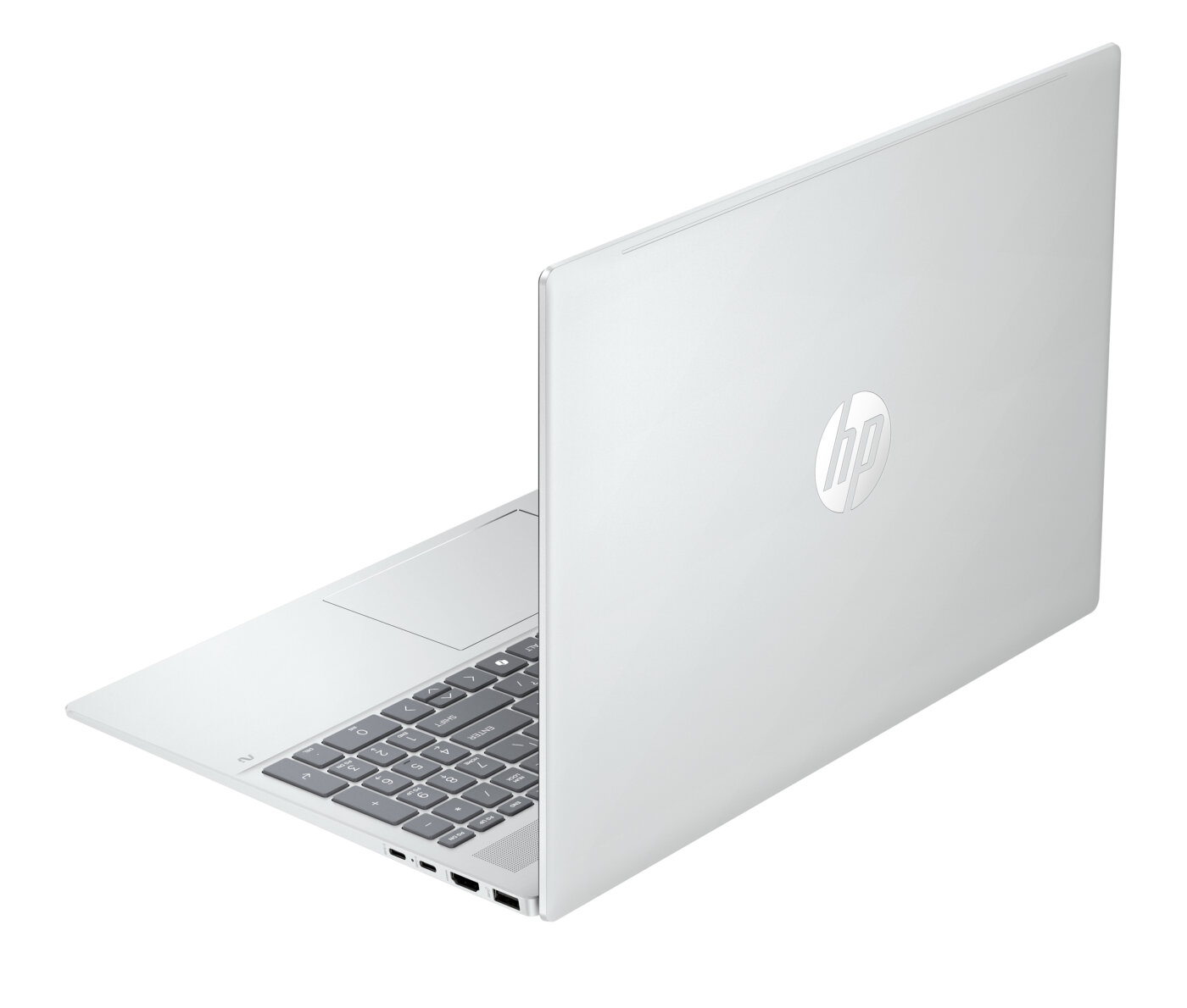 HP OmniBook 5 16-CD0079 Core™ Ultra 7 355 512GB SSD 16GB 16" (1920x1200) TOUCHSCREEN WIN11 METEOR SILVER Backlit Keyboard – תמונה 5