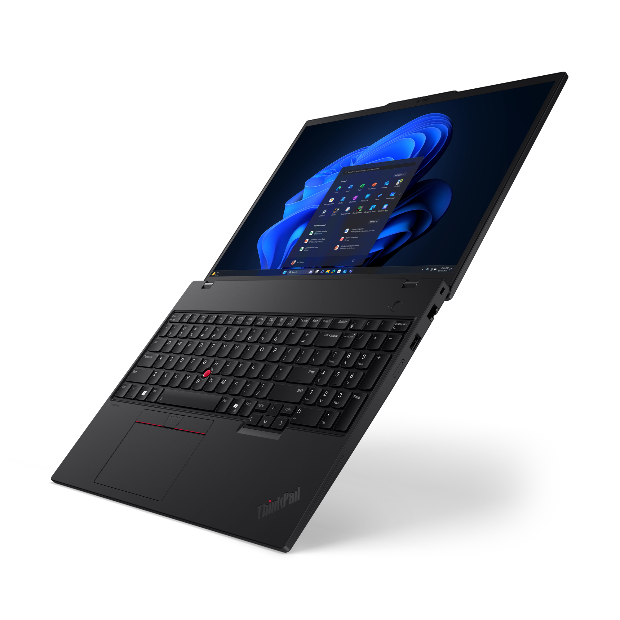 Lenovo ThinkPad T16 Gen 4 Core™ Ultra 7 255U 1TB SSD 32GB 16" (1920x1200) TOUCHSCREEN WIN11 Pro BLACK Backlit Keyboard FP Reader – תמונה 2