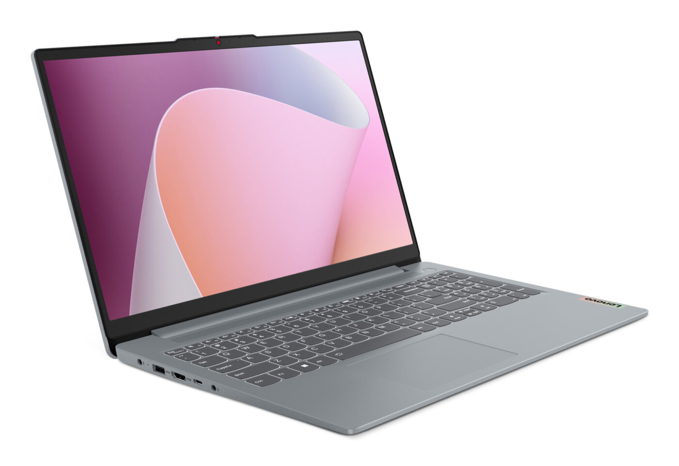 Lenovo SLIM 3 15ABR8 AMD Ryzen™ 7 5825U 512GB SSD 16GB 15.6" (1920x1080) TOUCHSCREEN WIN11 ARCTIC GRAY – תמונה 4