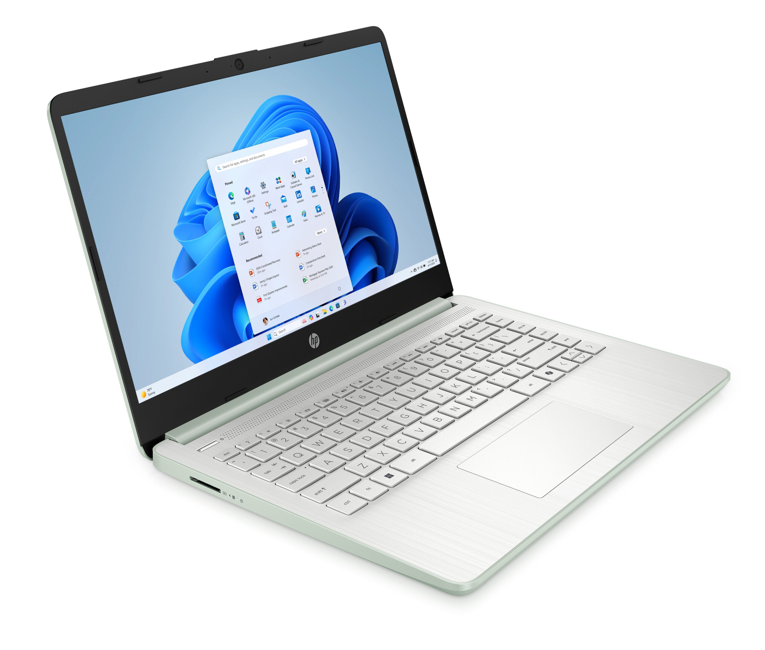 HP 14-DQ6103 Intel® N150 128GB UFS 4GB 14" (1366x768) WIN11 WILLOW GREEN