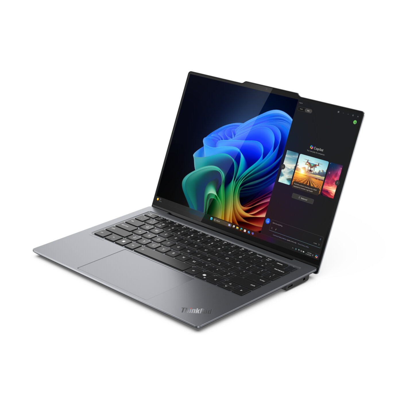 Lenovo ThinkPad X9 14 Gen 1 Core™ Ultra 7 258V 1TB SSD 32GB 14" (2880x1800) OLED TOUCHSCREEN WIN11 Pro THUNDER GRAY Backlit Keyboard FP Reader – תמונה 3