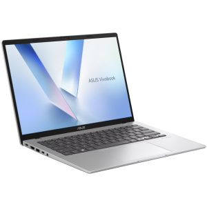 Asus VivoBook X1407QA-BS56 Snapdragon® X X1-26-100 512GB SSD 16GB 14" (1920x1200) WIN11 COOL SILVER Backlit Keyboard