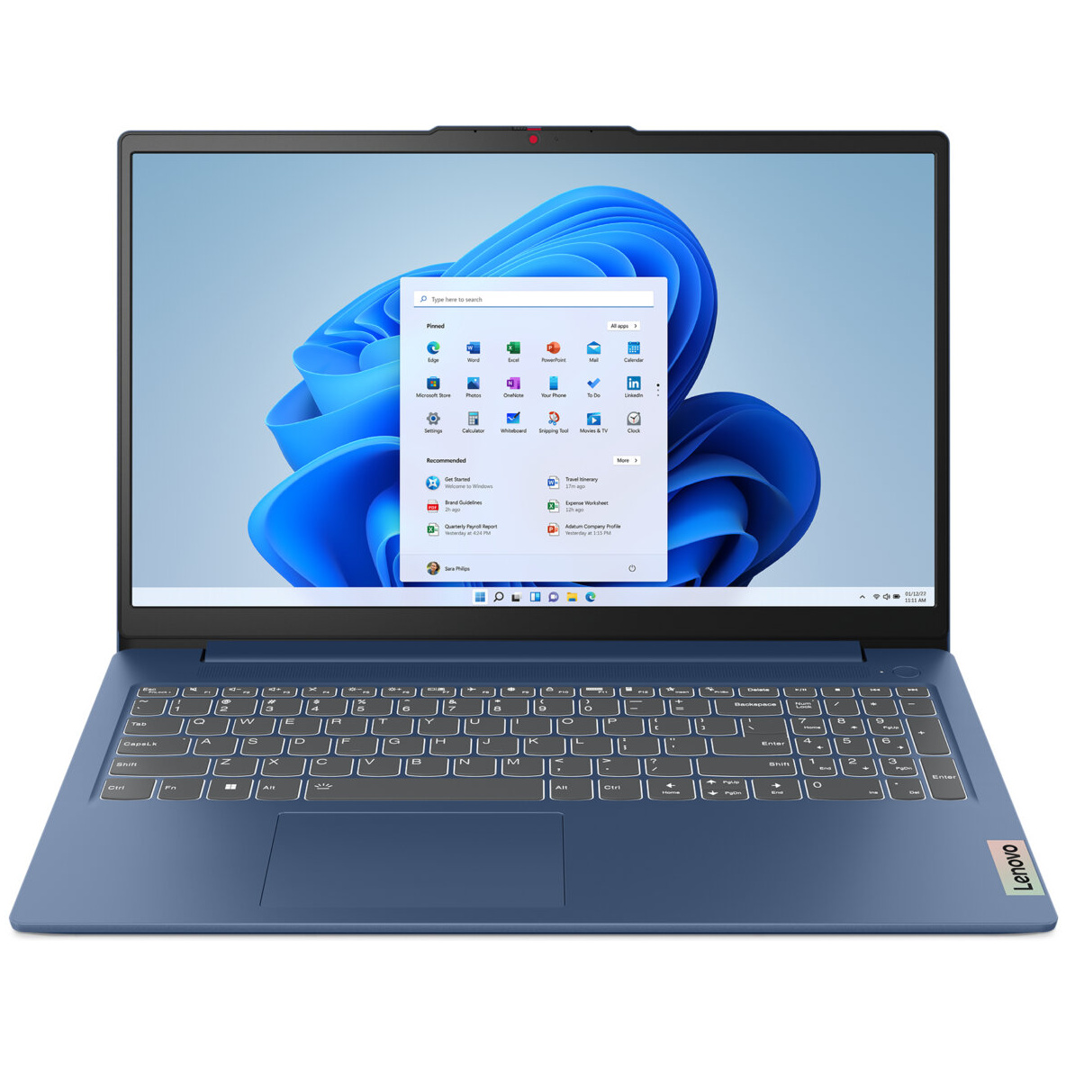 Lenovo SLIM 3 15AMN8 AMD Ryzen™ 5 40 512GB SSD 8GB 15.6" (1920x1080) WIN11 ABYSS BLUE