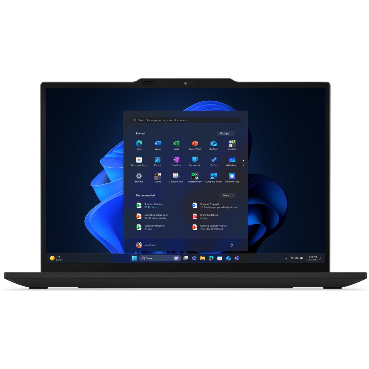 Lenovo ThinkPad X13 Gen 6 Core™ Ultra 7 255U 512GB SSD 16GB 13.3" WUXGA (1920x1200) IPS WIN11 Pro IR Webcam BLACK Backlit Keyboard FP Reader
