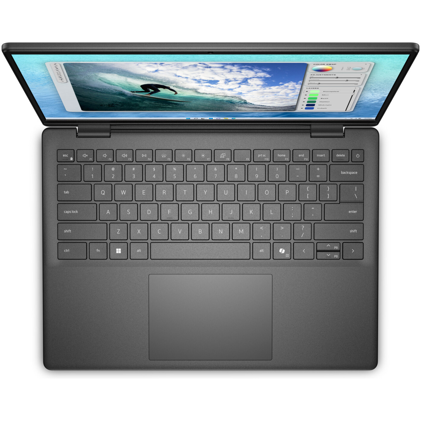 Dell Inspiron 5440-5463BLK Core™ i5-1334U 512GB SSD 8GB 14" (1920x1200) WIN11 CARBON BLACK Backlit Keyboard – תמונה 2