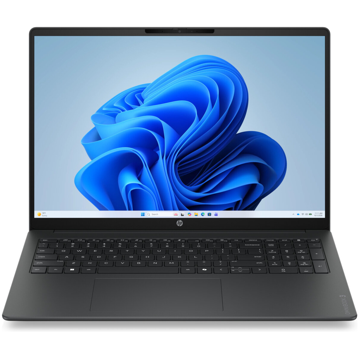 HP OmniBook 3 16-BU0007 Core™ Ultra 7 255U 512GB SSD 16GB 16" (1920x1200) TOUCHSCREEN WIN11 MICA SILVER